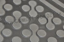 PRotišmykové prvky na gumových rohožiach Rezaw-plast