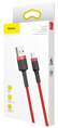Nabíjací a dátový kábel Baseus Cafule Lightning Apple Červený