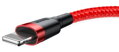 Nabíjací a dátový kábel Baseus Cafule Lightning Apple Červený
