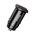 USB Nabíjačka do auta Baseus Square Metal 30W QC3.0 SCP AFC