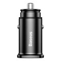 USB Nabíjačka do auta Baseus Square Metal 30W QC3.0 SCP AFC
