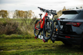 TMK Fly 02 oranžový (aj s vakom) - nosič 2 bicyklov na tažné zariadenie