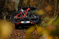 TMK Fly 02 oranžový (aj s vakom) - nosič 2 bicyklov na tažné zariadenie