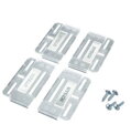 Podložka pod ŠPZ Simple Fix transparetná 112mm - 2 ks