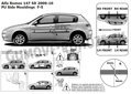 Alfa Romeo 147 (F-05) - ochranné lišty dverí