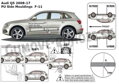 Audi Q5 2008-2017 - ochranné lišty dverí