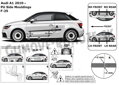 Audi A1 od 2010 - ochranné lišty dverí