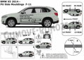 BMW X5 (F15) 2013-2018 - ochranné lišty dverí