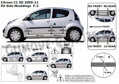 Citroen C1 5-dverí 2005-2014 - ochranné lišty dverí