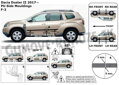 Dacia Duster od 2018 - ochranné lišty dverí