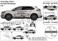 Ford Edge od 2016 - ochranné lišty dverí