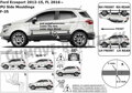Ford Ecosport od 2014 - ochranné lišty dverí