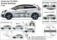 Honda Jazz od 2020 - ochranné lišty dverí