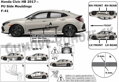 Honda Civic Htb od 2017 (F-41) - ochranné lišty dverí