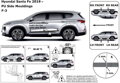 Hyundai Santa Fe od 2018 - ochranné lišty dverí