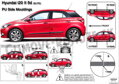 Hyundai i20 2014-2020 - ochranné lišty dverí