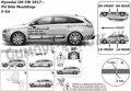 Hyundai i30 Combi od 2017 - ochranné lišty dverí