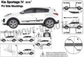 Kia Sportage 2016-2021 - ochranné lišty dverí