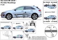 Kia Ceed od 2018 - ochranné lišty dverí
