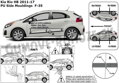 Kia Rio 2011-2017 - ochranné lišty dverí