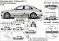 Mercedes E W213 od 2016 - ochranné lišty dverí