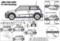 Mini One / Cooper 2006-2014 - ochranné lišty dverí