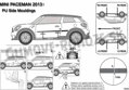 Mini PaceMan od 2013 - ochranné lišty dverí