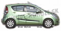 Opel Agila B 2008-2014 - ochranné lišty dverí