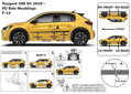 Peugeot 208 5dv od 2019 - ochranné lišty dverí