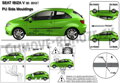 Seat Ibiza 3-dvere 2008-2017 - ochranné lišty dverí