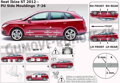 Seat Ibiza Combi 2008-2017 - ochranné lišty dverí