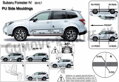 Subaru Forester 2013-2018 - ochranné lišty dverí