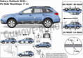 Subaru Outback 2009-2014 - ochranné lišty dverí
