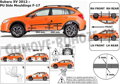 Subaru XV 2012-2018 - ochranné lišty dverí