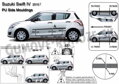 Suzuki Swift 5-dverí 2010-2017 - ochranné lišty dverí