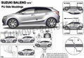 Suzuki Baleno od 2016 - ochranné lišty dverí