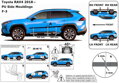 Toyota RAV4 od 2018 (F-03) - ochranné lišty dverí