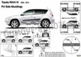 Toyota RAV4 2010-2012 (F-30) - ochranné lišty dverí