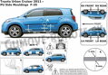 Toyota Urban Cruiser od 2009 - ochranné lišty dverí