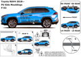 Toyota RAV4 od 2018 (F-52) - ochranné lišty dverí