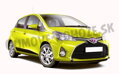 Toyota Yaris 5-dverí 2011-2020 (F-60) - ochranné lišty dverí