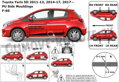 Toyota Yaris 5-dverí 2011-2020 (F-60) - ochranné lišty dverí