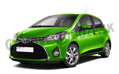 Toyota Yaris 5-dverí 2011-2020 (F-60) - ochranné lišty dverí