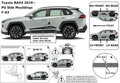 Toyota RAV4 od 2018 (F-63) - ochranné lišty dverí