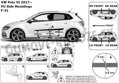 VW Polo od 2017 - ochranné lišty dverí