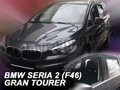 BMW 2 Gran Tourer (F46) od 2014 (so zadnými) - deflektory Heko