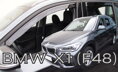 BMW X1 (F48) 2015-2022 (so zadnými) - deflektory Heko