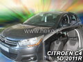 Citroen C4 2010-2021 (predné) - deflektory Heko