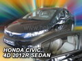 Honda Civic Sedan 2012-2016 (predné) - deflektory Heko