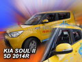 Kia Soul od 2014 (so zadnými) - deflektory Heko